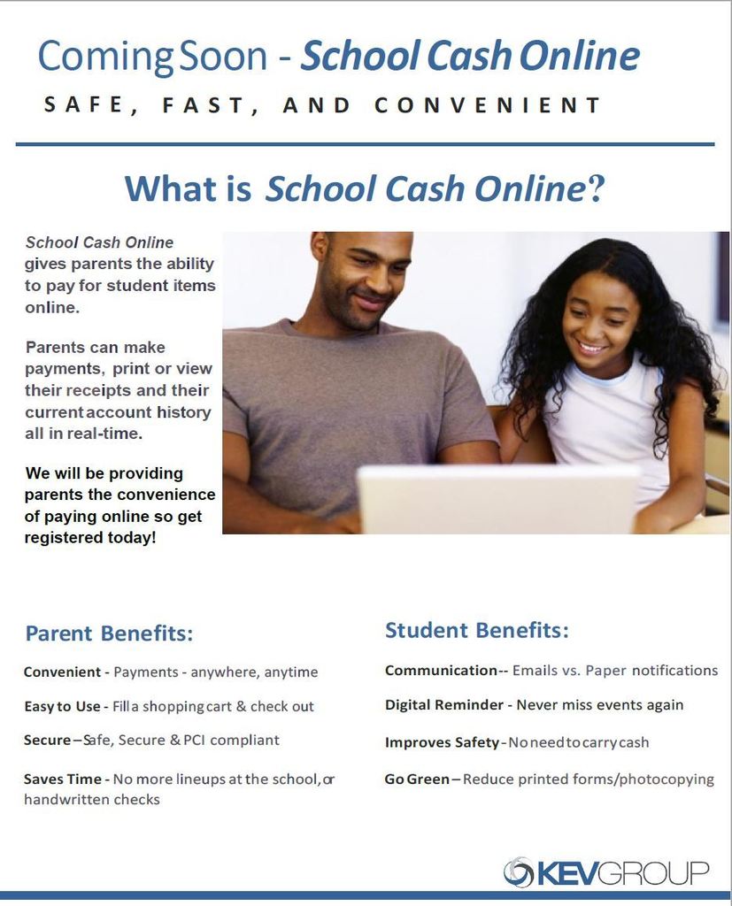 Image from School Cash Online announcing it is coming soon to Wise County Schools