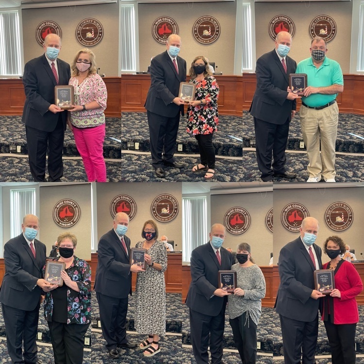 collage of pictures with retirees