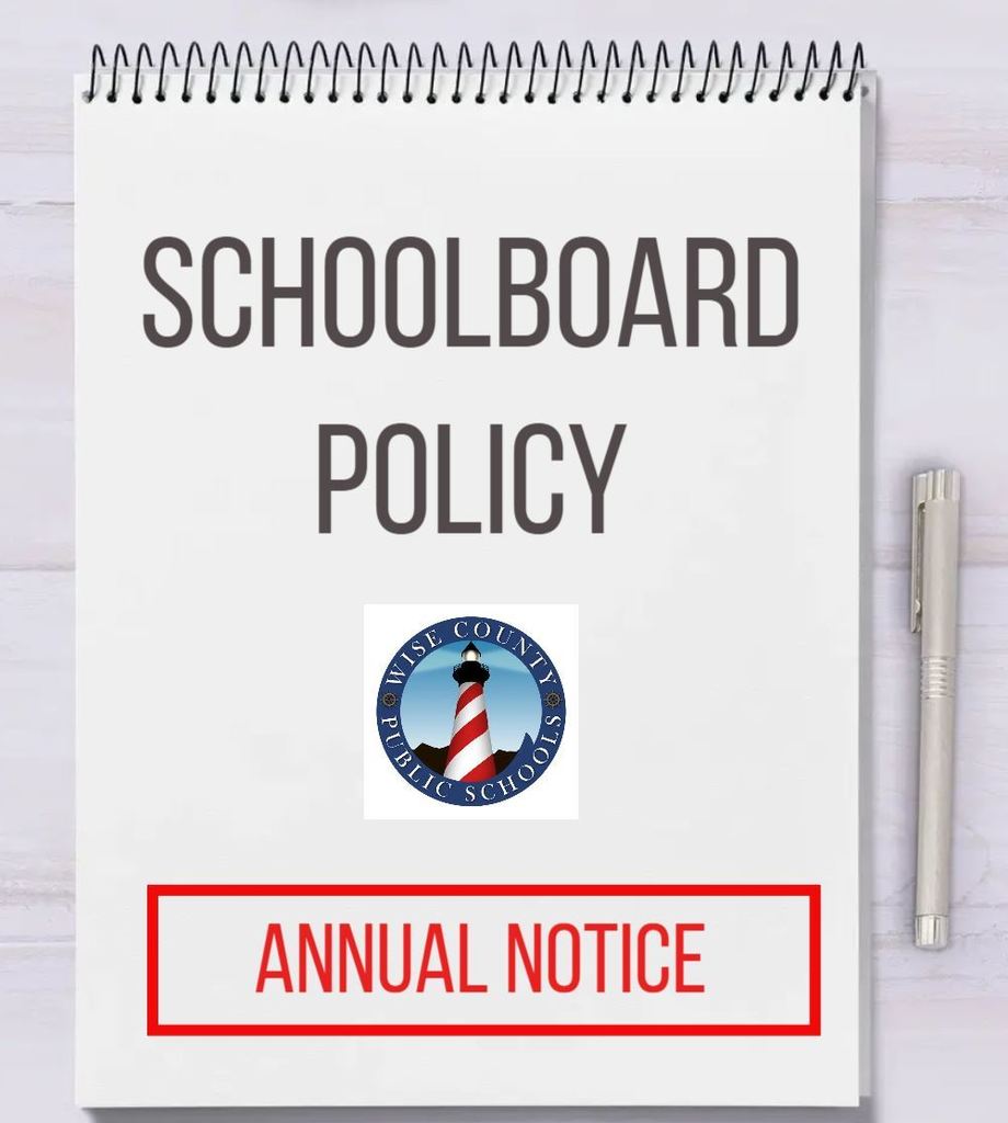 Annual Notice of School Board Policy